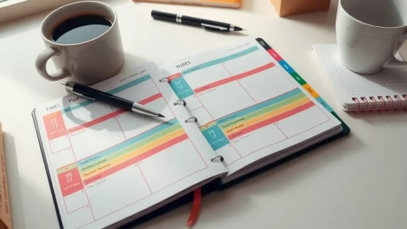 Filofax kalender för ordning och överblick