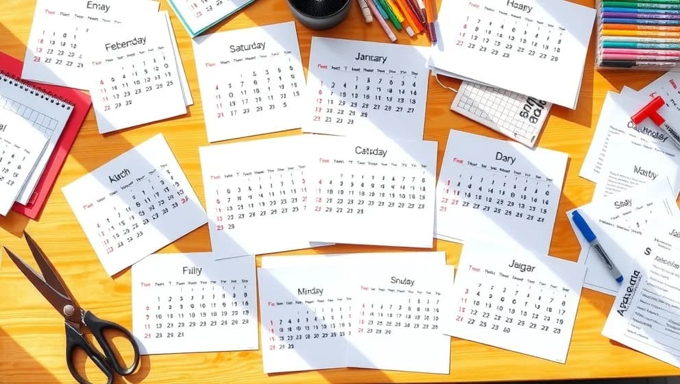 Gör din egen kalender på enkelt sätt