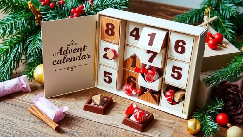 Lindt kalender vägen in i adventstiden