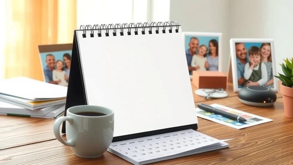 Vacker kalender foto för hemmet och arbetet