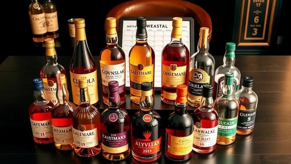 Whisky kalender för varje månad