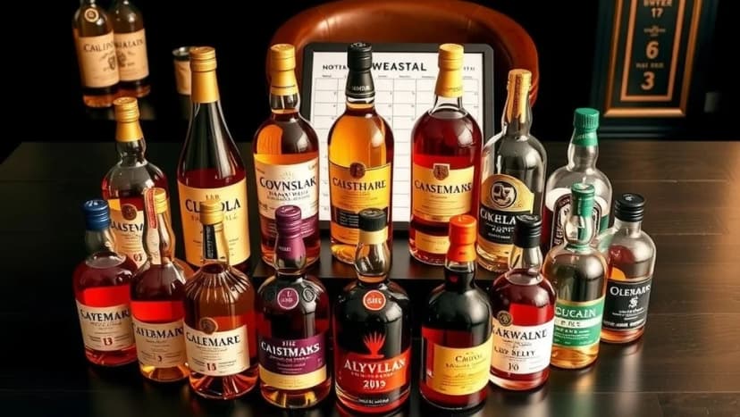 Whisky kalender för varje månad